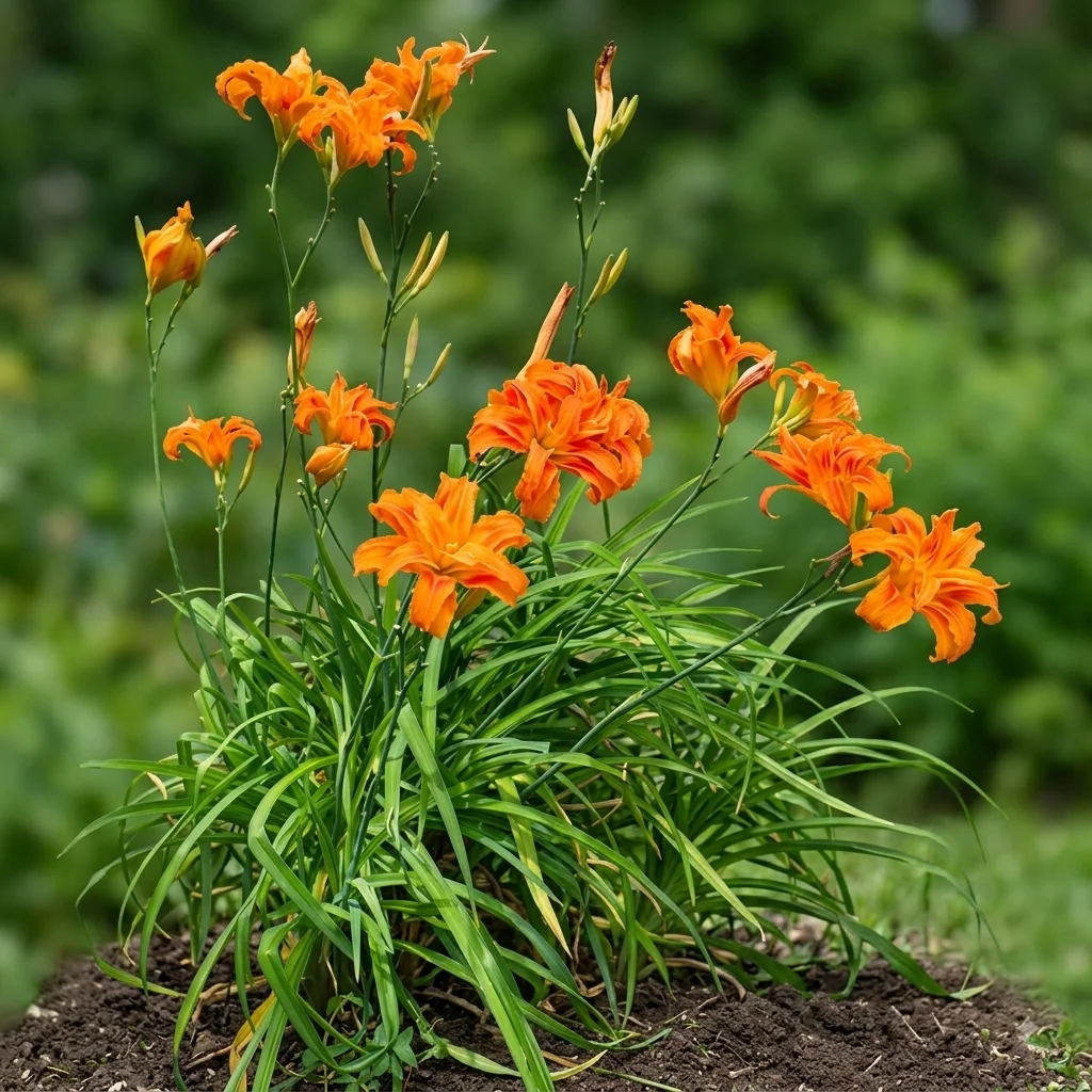 Orange day lily image 2