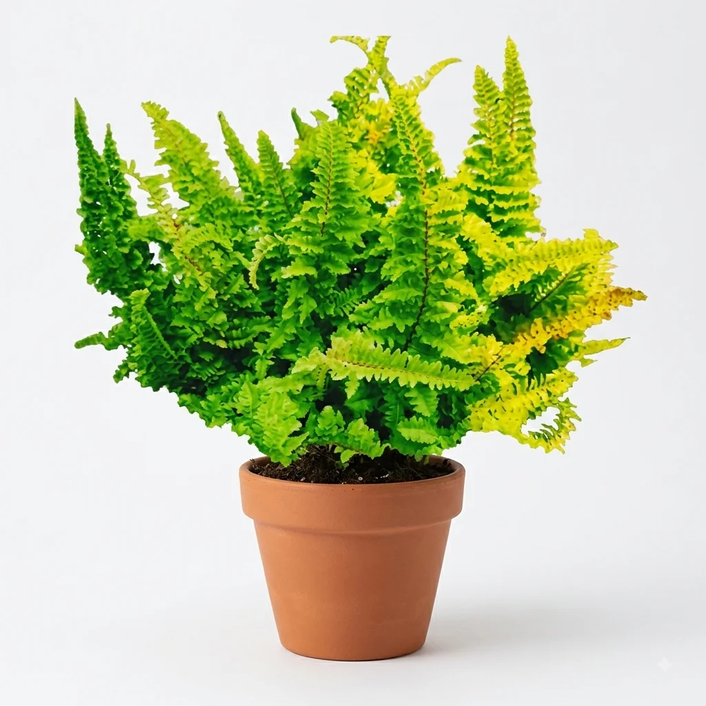 Curly Boston fern